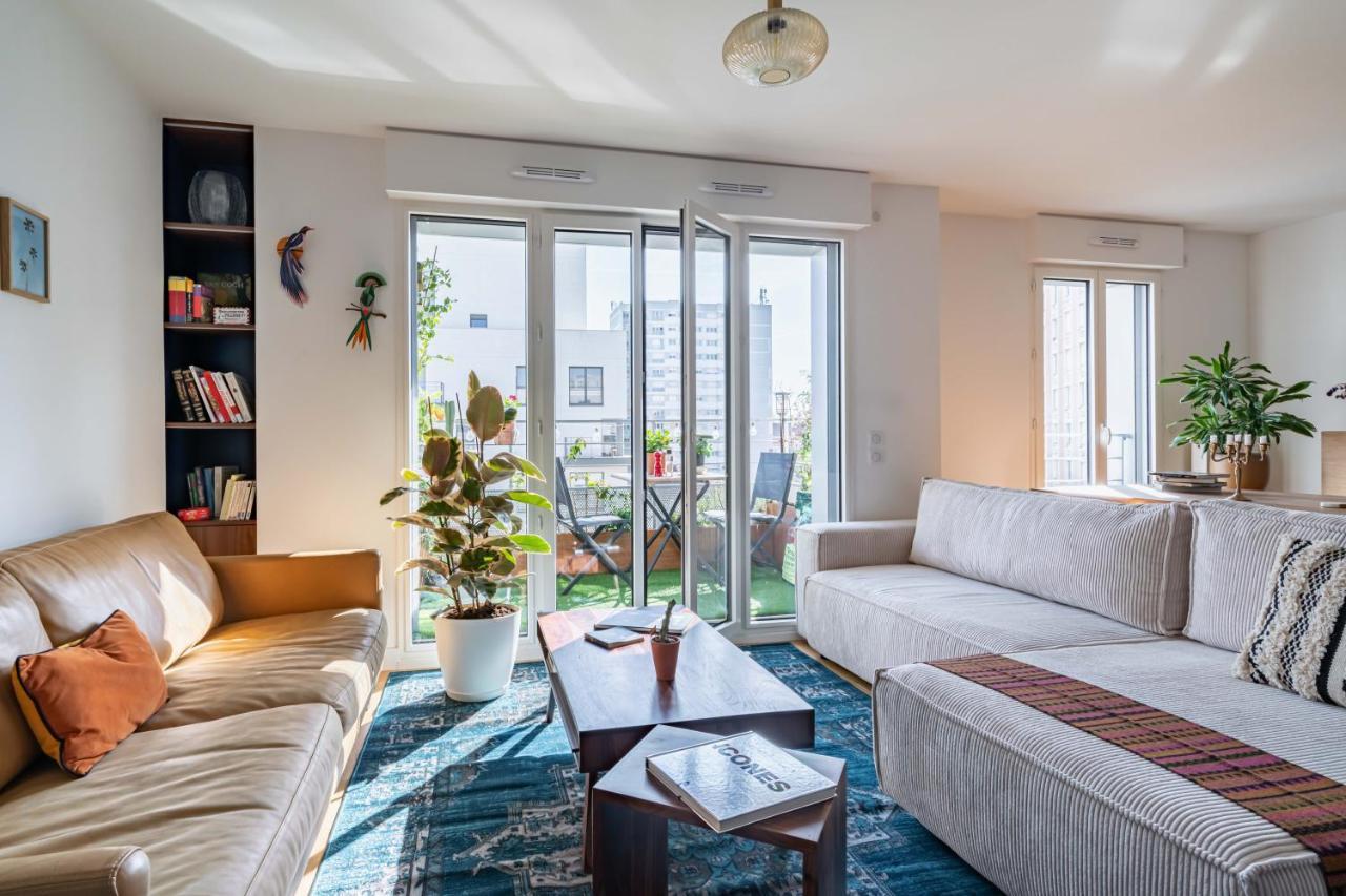 Stunning Apartment With Balcony To Visit Paris ลูวาลัวเปแรต์ ภายนอก รูปภาพ