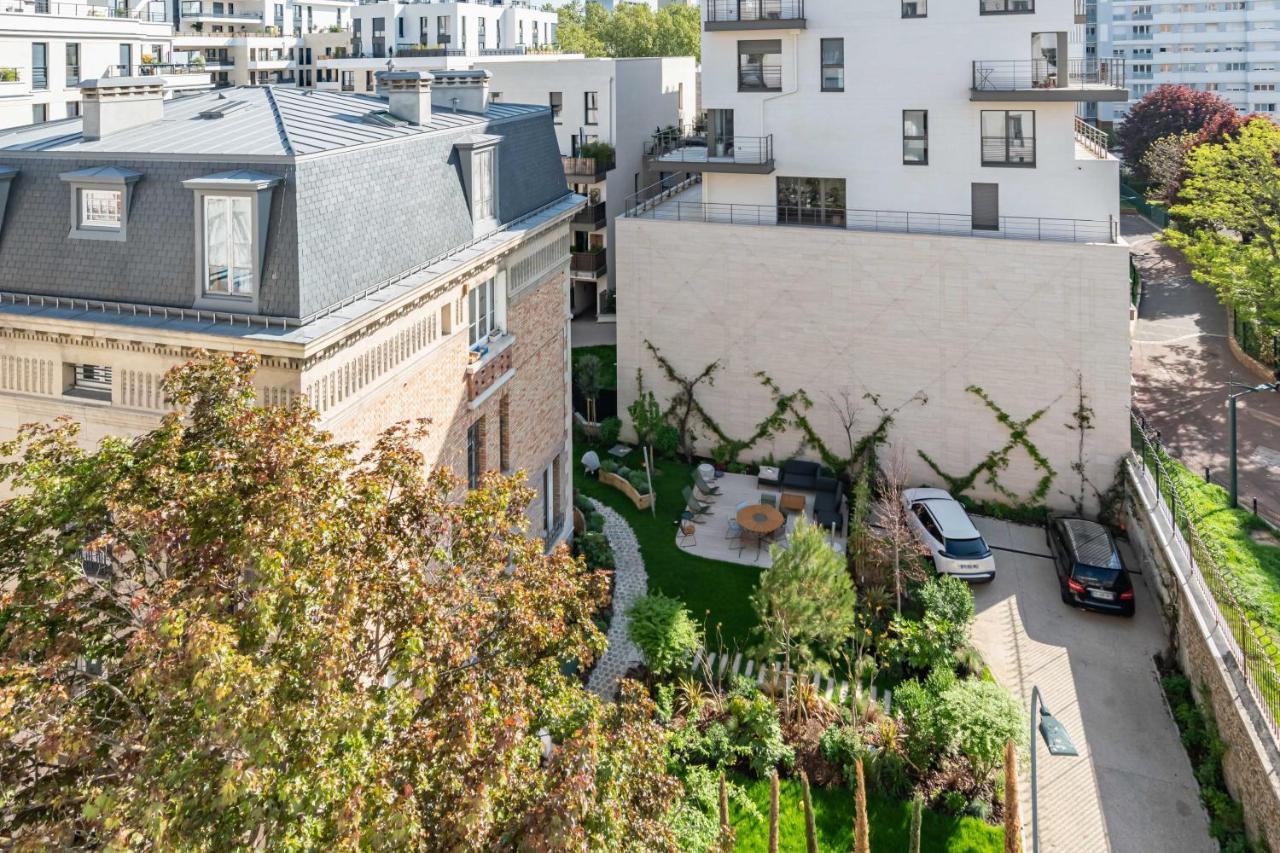Stunning Apartment With Balcony To Visit Paris ลูวาลัวเปแรต์ ภายนอก รูปภาพ